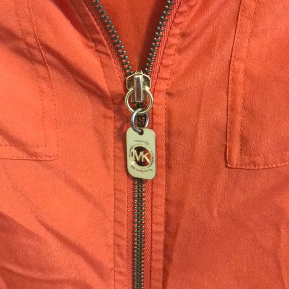 Michael kors Zip Up Blouse. Orange - Picture 4 of 4